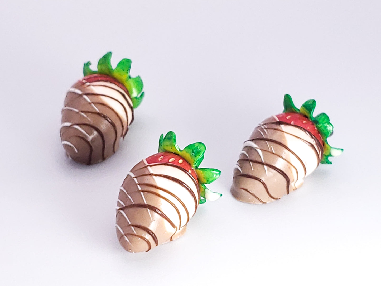 Chocolate Dipped Strawberry Charm