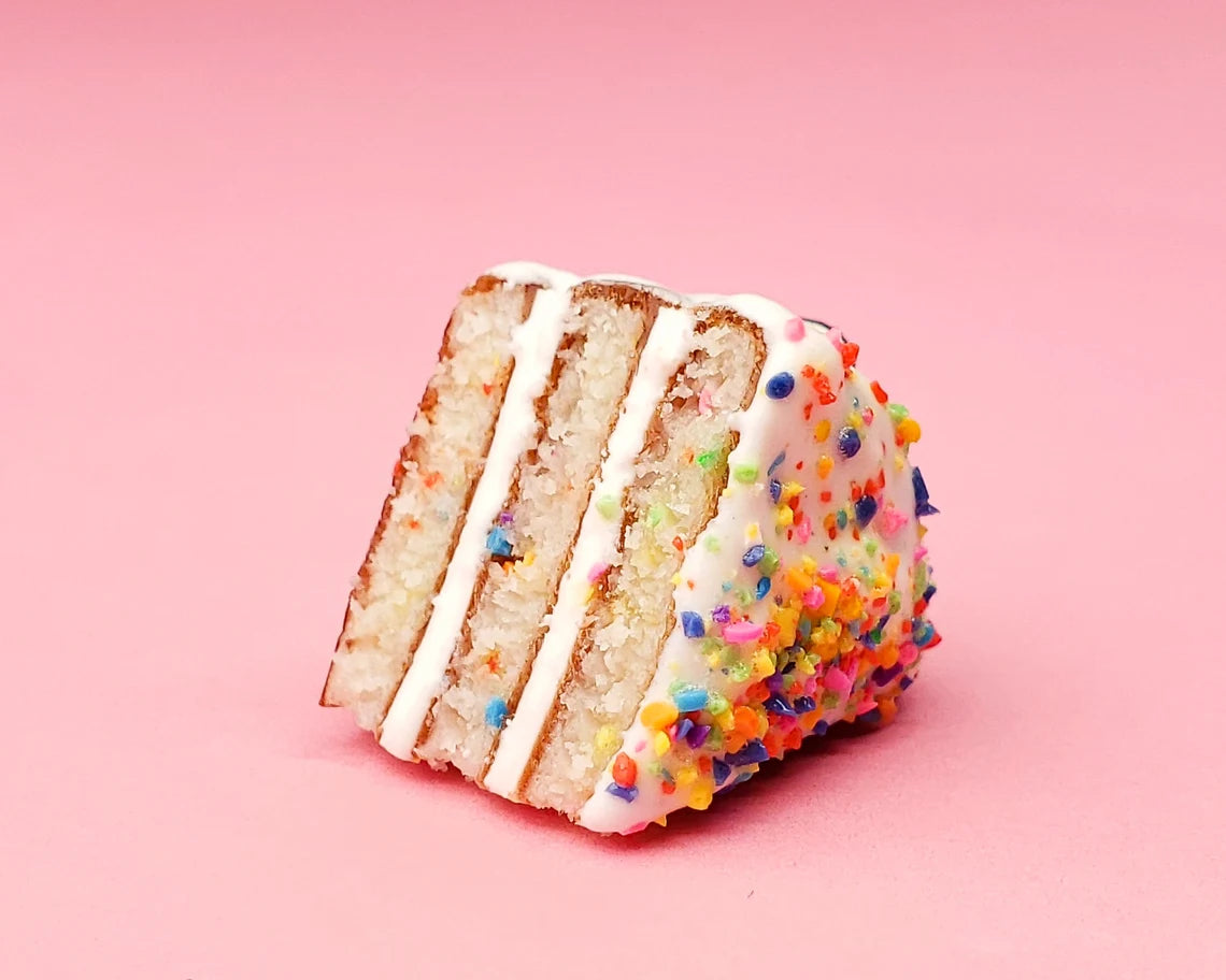 Confetti Cake Slice Earrings
