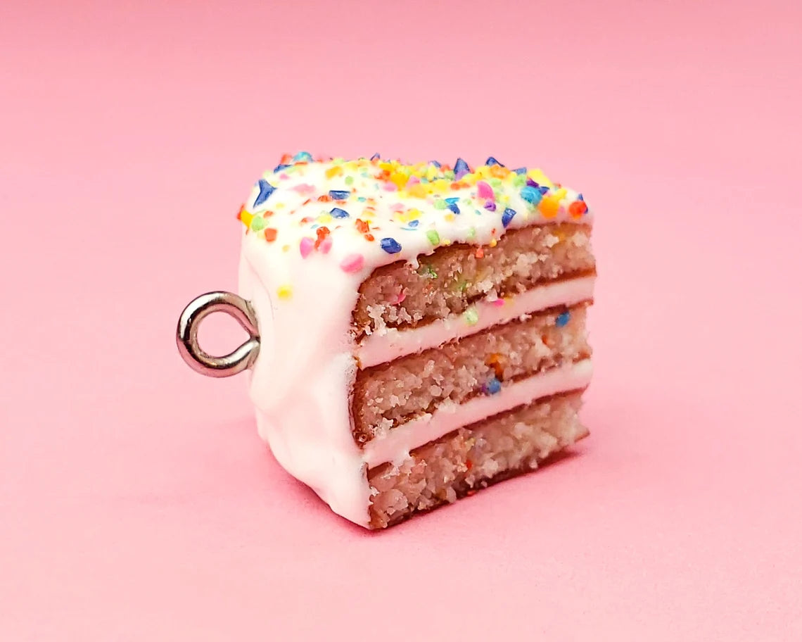 Confetti Cake Slice Earrings
