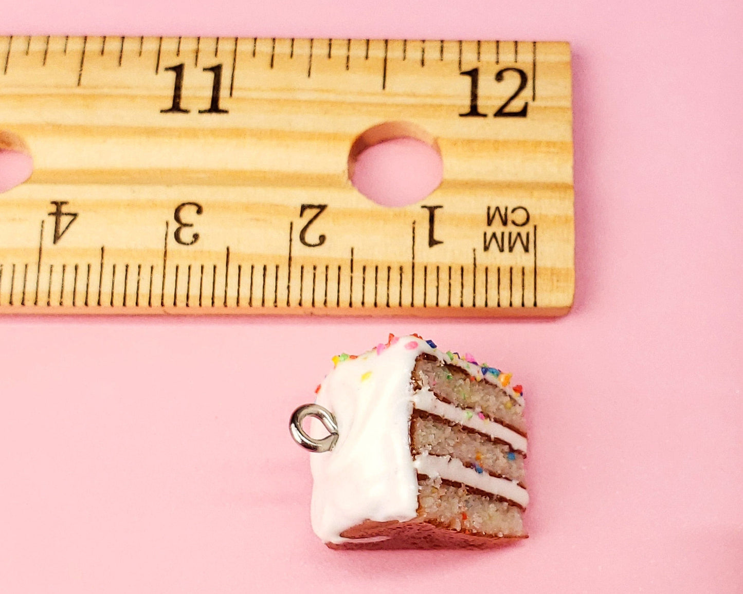 Confetti Cake Slice Earrings