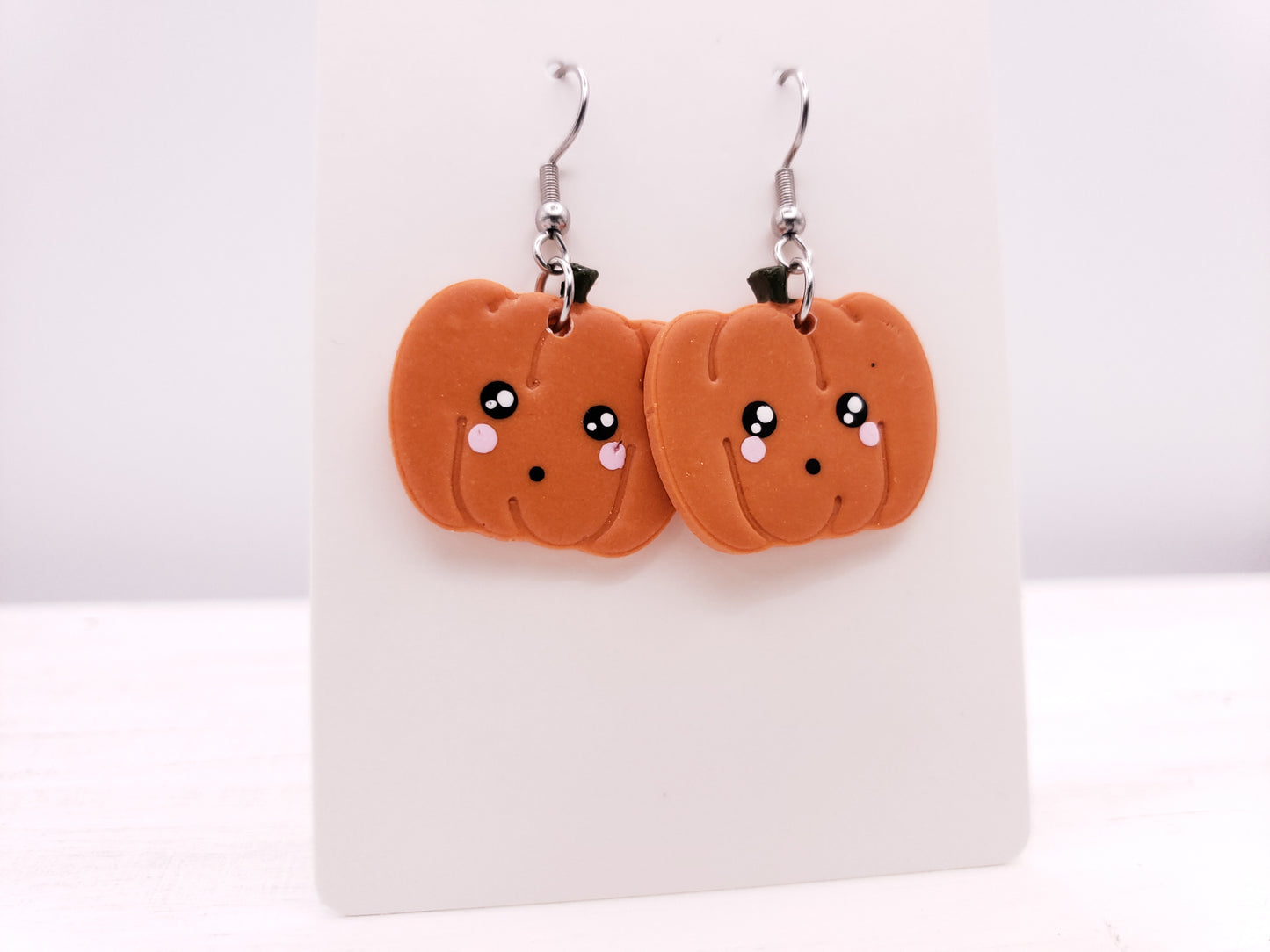 Kawaii Pumpkin Earrings