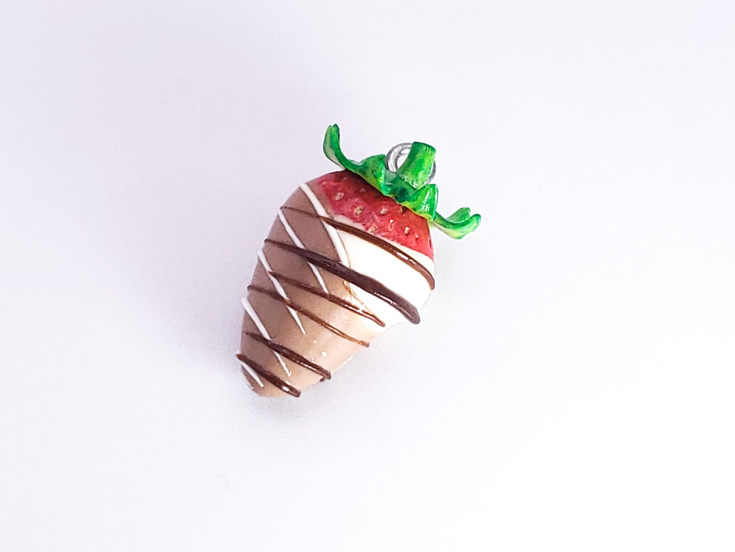 Chocolate Dipped Strawberry Charm