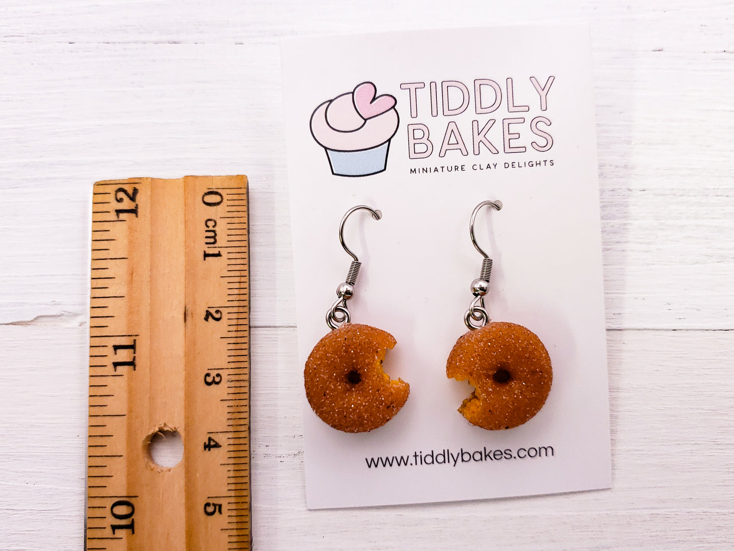 Pumpkin Spice Donut Earrings