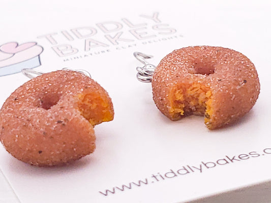 Pumpkin Spice Donut Earrings