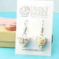 Confetti Cake Slice Earrings