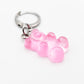 Hot Pink Gummy Bear Charm