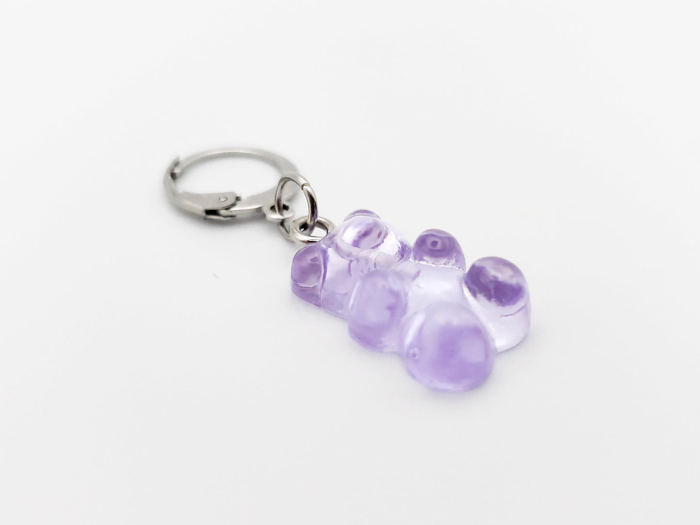 Purple Gummy Bear Charm