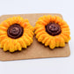 Sunflower Stud Earrings
