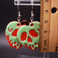 Glow in the Dark Poison Apple Earrings
