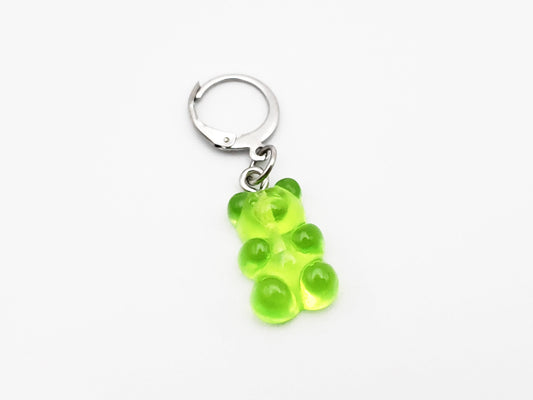 Green Gummy Bear Charm