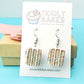 Confetti Cake Slice Earrings