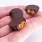 Peanut Butter Cup Earrings