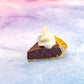 Chocolate Cream Pie Slice Charm