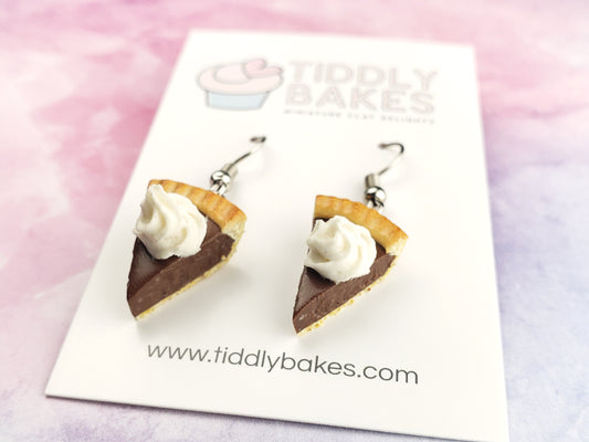 Chocolate Cream Pie Earrings