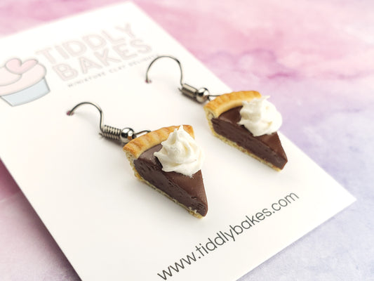 Chocolate Cream Pie Earrings