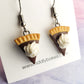 Chocolate Cream Pie Earrings