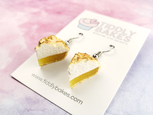 Lemon Meringue Pie Earrings