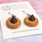 Peanut Butter Blossom Cookie Earrings