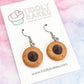 Peanut Butter Blossom Cookie Earrings