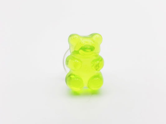 Green Gummy Bear Shoe Charm