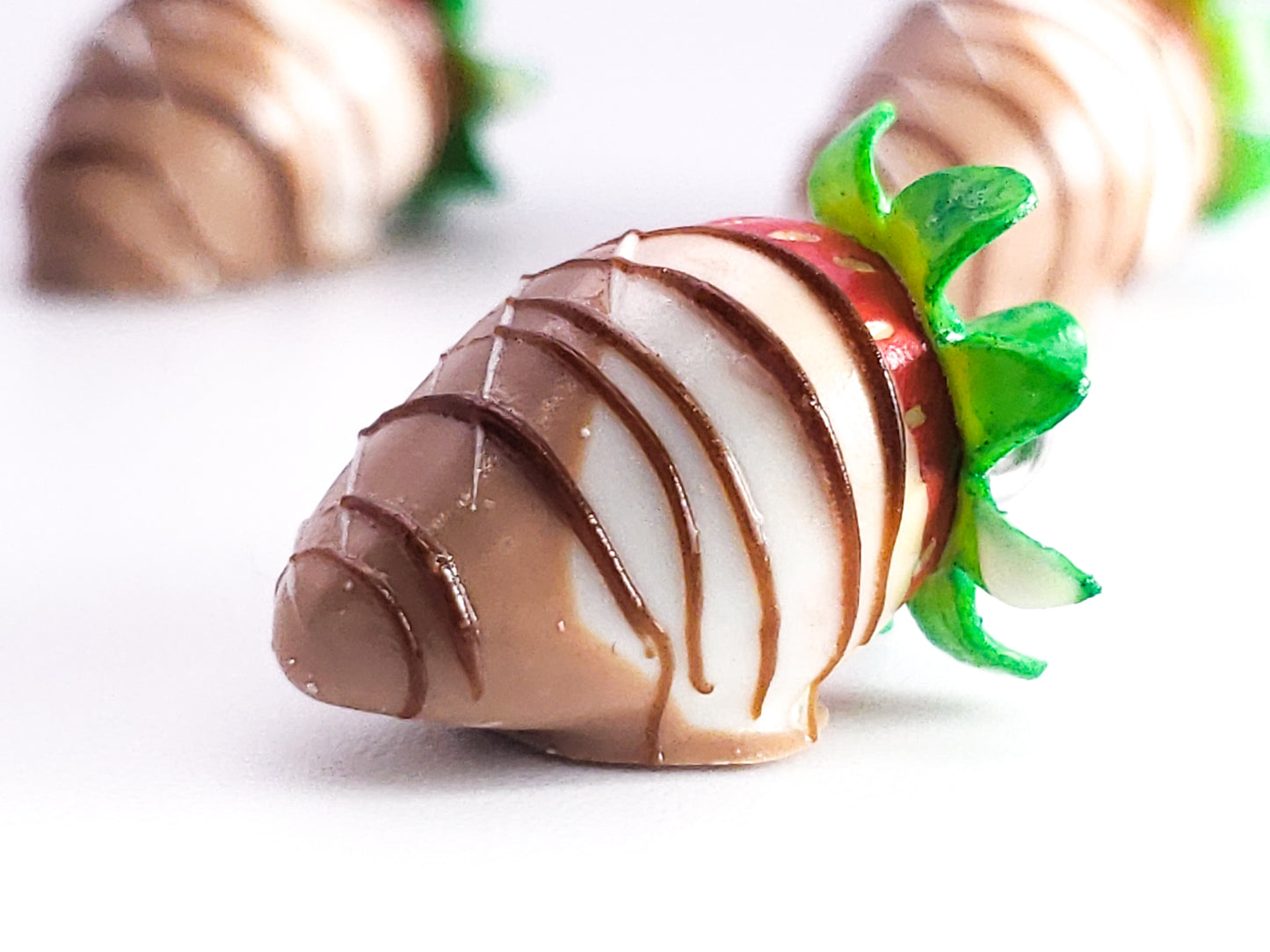 Chocolate Dipped Strawberry Charm