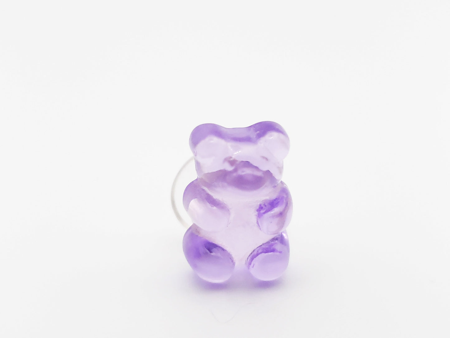 Purple Gummy Bear Shoe Charm