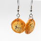 Chocolate Chip Cookie Earrings