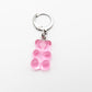 Hot Pink Gummy Bear Charm