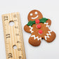 Gingerbread Man Cookie Magnet