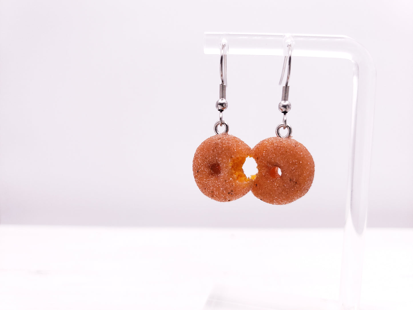Pumpkin Spice Donut Earrings