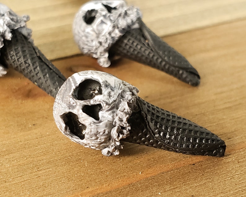 Skull Ice Cream Charm