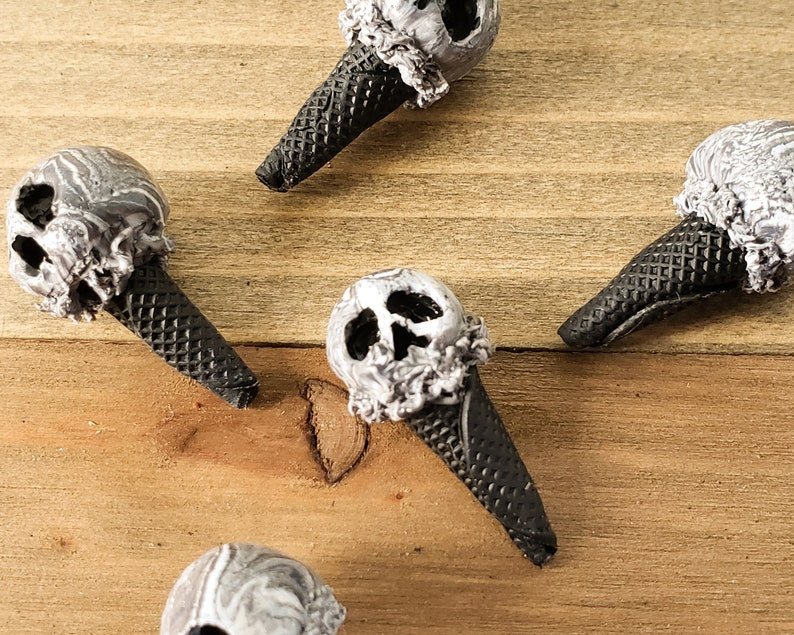 Skull Ice Cream Charm