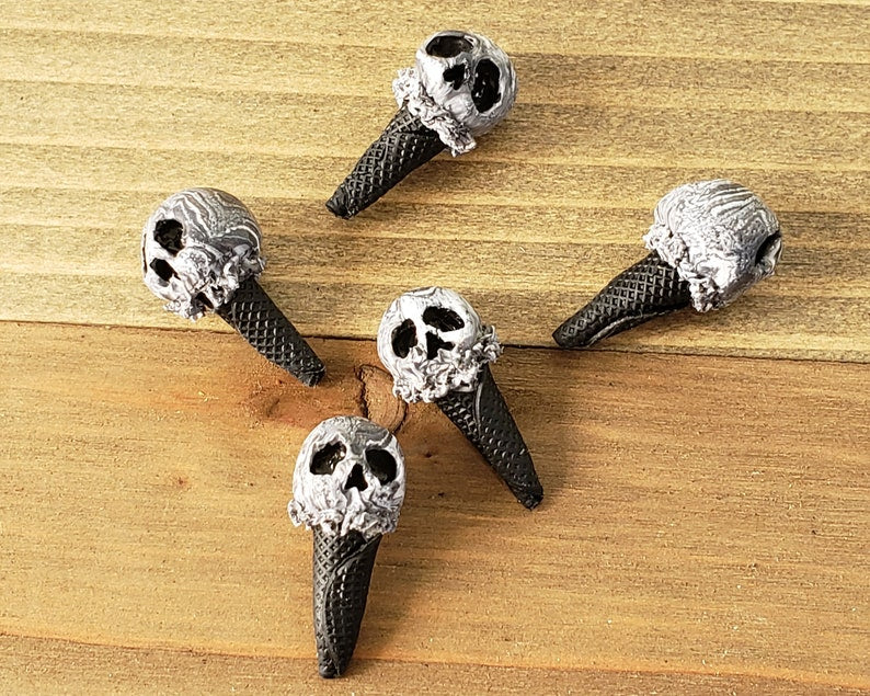 Skull Ice Cream Charm