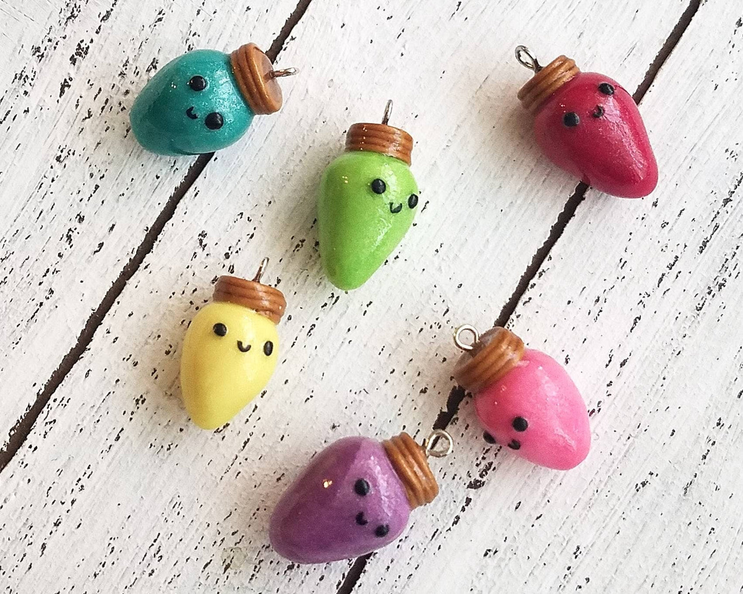Red Christmas Light Charm