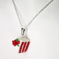 Red Velvet Cake Necklace