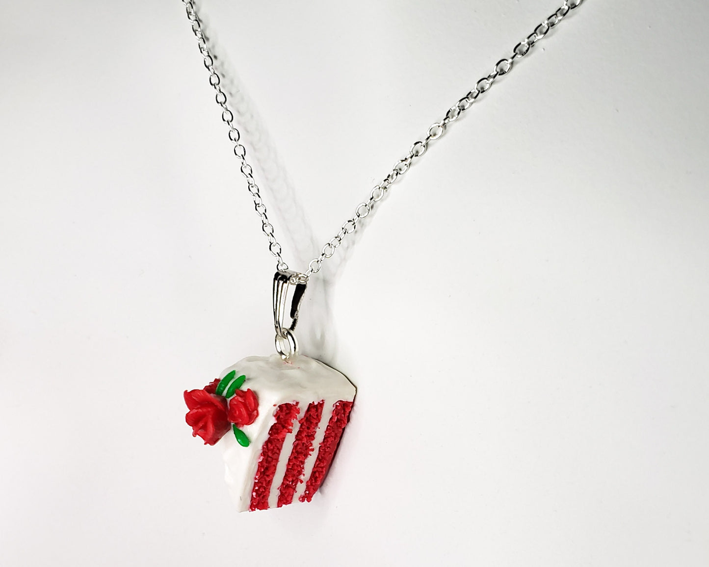 Red Velvet Cake Necklace