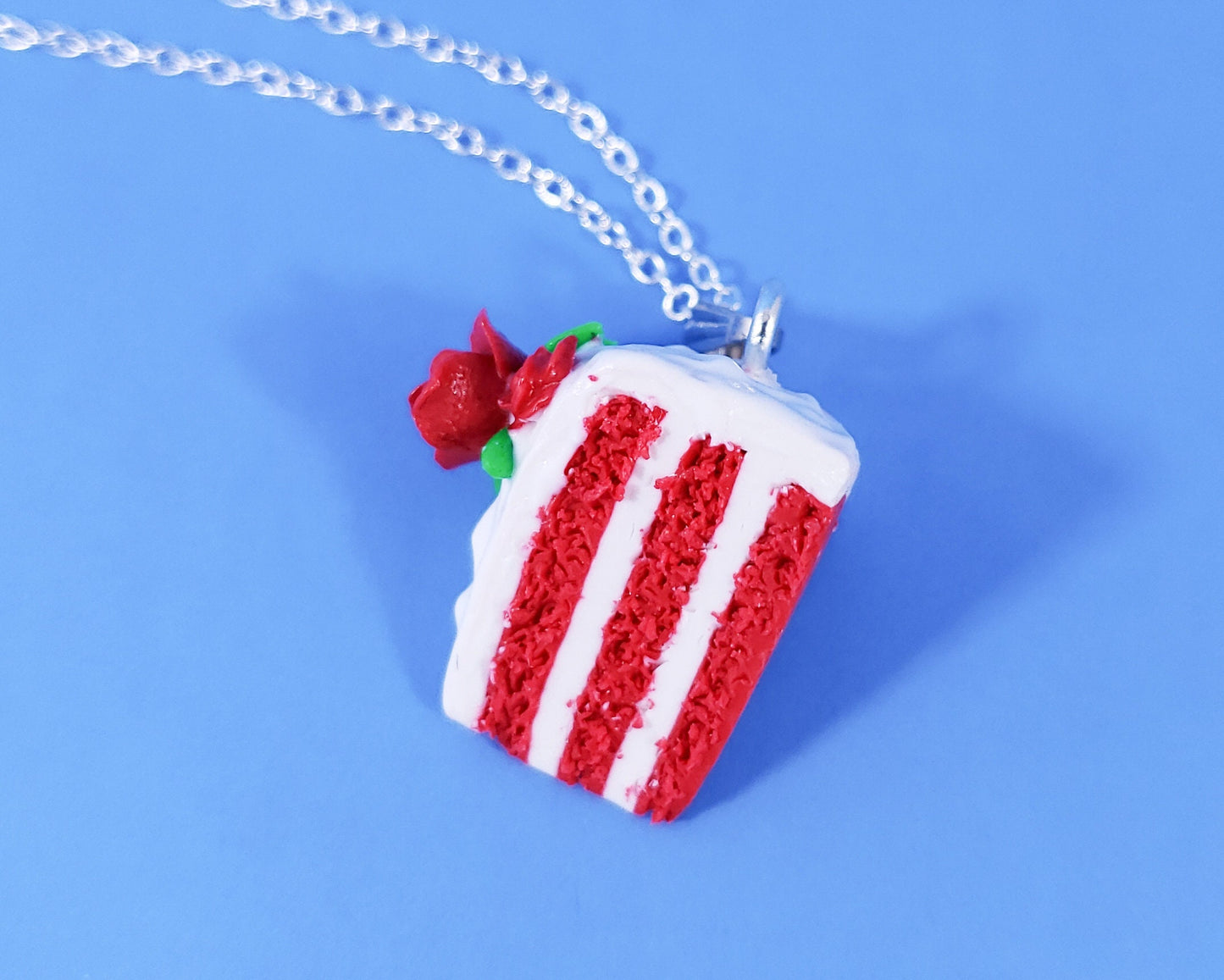 Red Velvet Cake Necklace