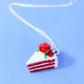 Red Velvet Cake Necklace