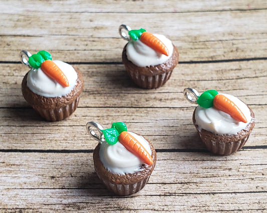 Carrot Cake Cupcake Charm