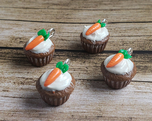 Carrot Cake Cupcake Charm