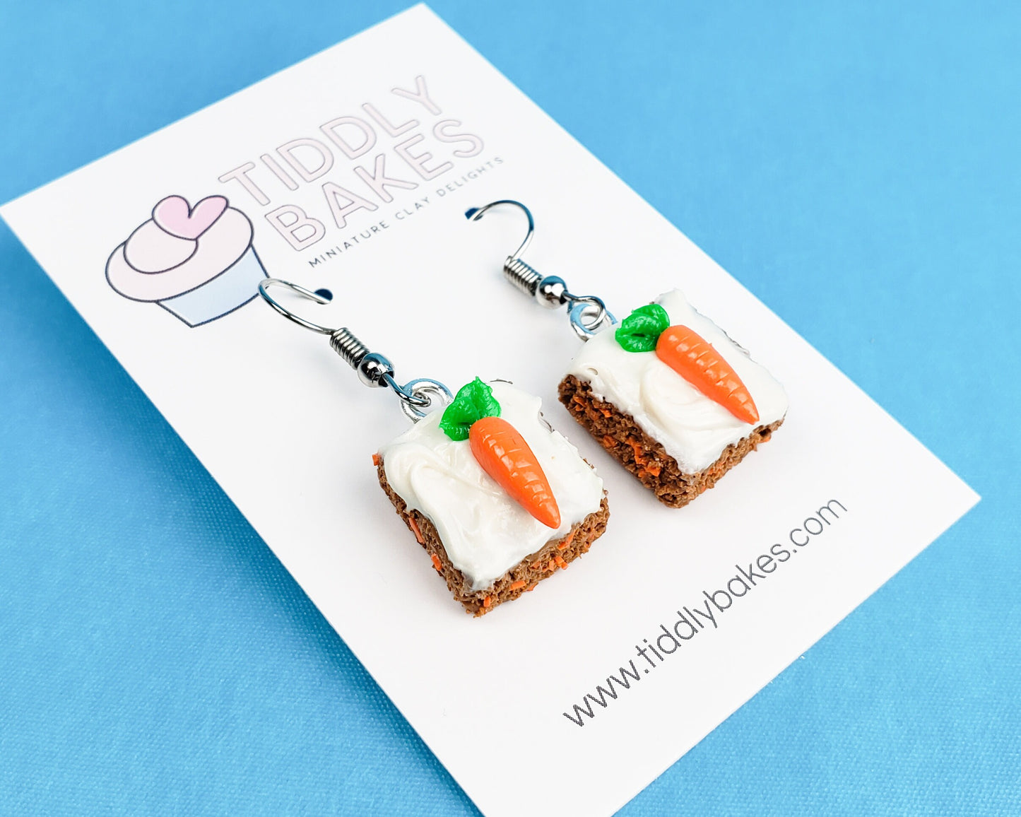 Carrot Cake Earrings