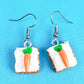 Carrot Cake Earrings
