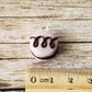 Chocolate Macaron Earrings