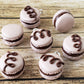 Chocolate Macaron Earrings