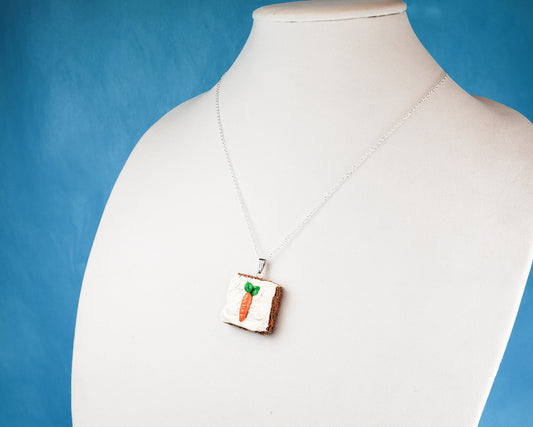 Carrot Cake Necklace