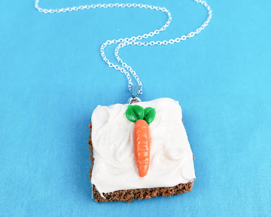Carrot Cake Necklace