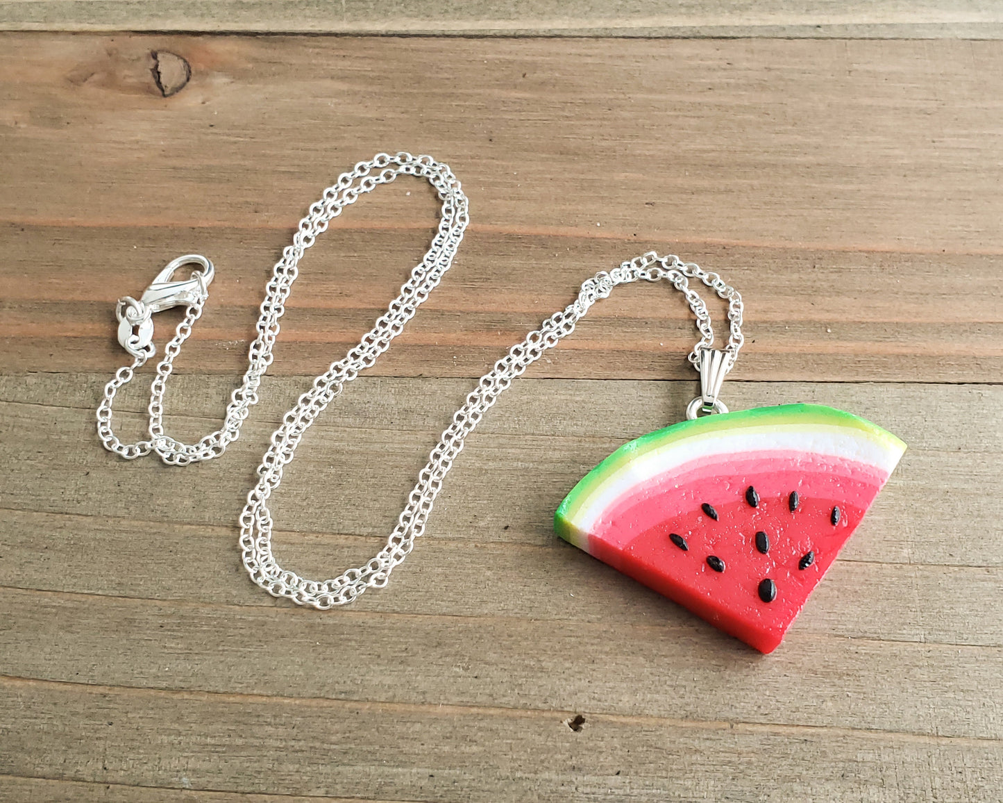 Watermelon Slice Necklace
