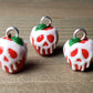 Red and White Poisoned Apple Charm