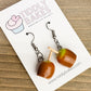 Caramel Apple Earrings