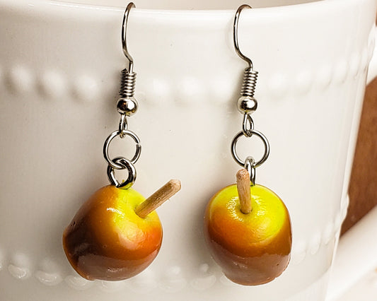 Caramel Apple Earrings